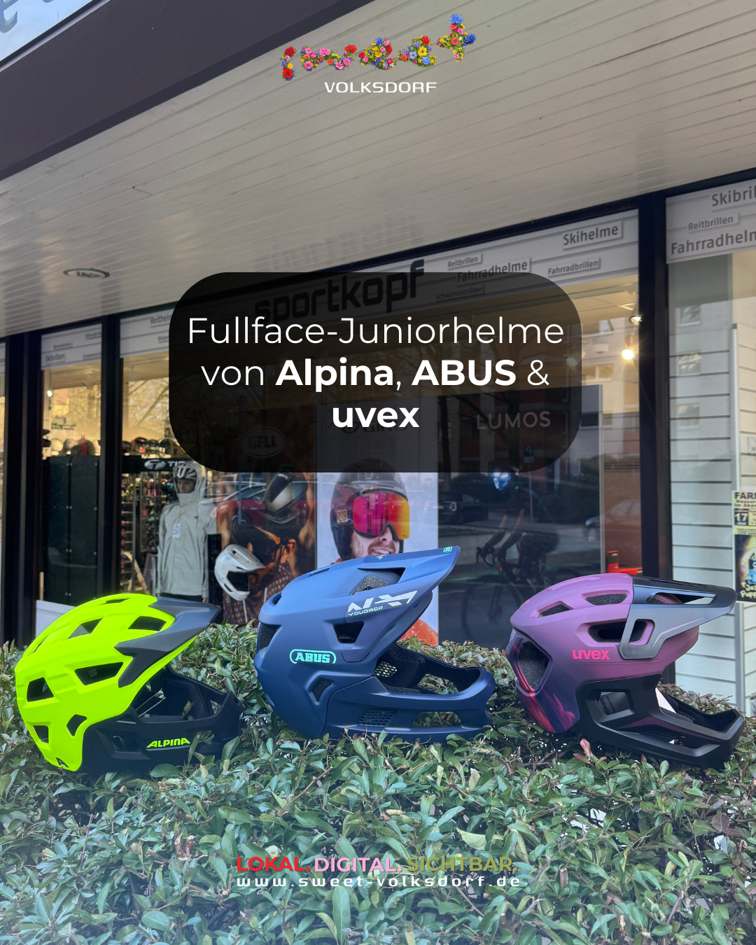 Fullface-Helme Abus, uvex, Alpina