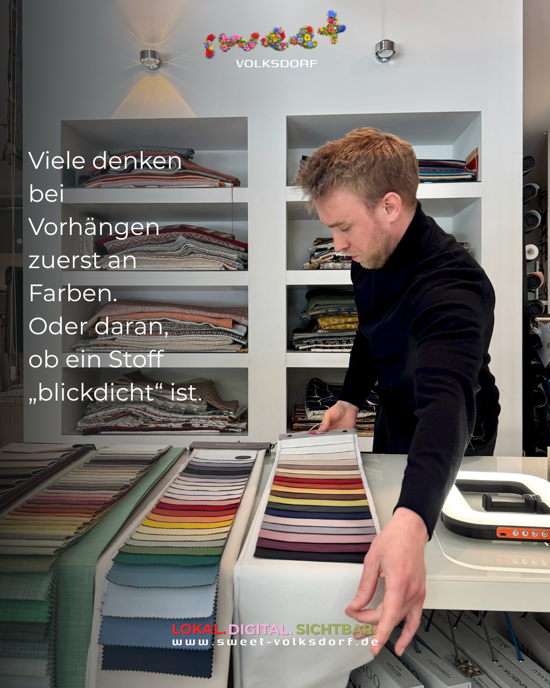 Kester Dorbandt bei der Beratung