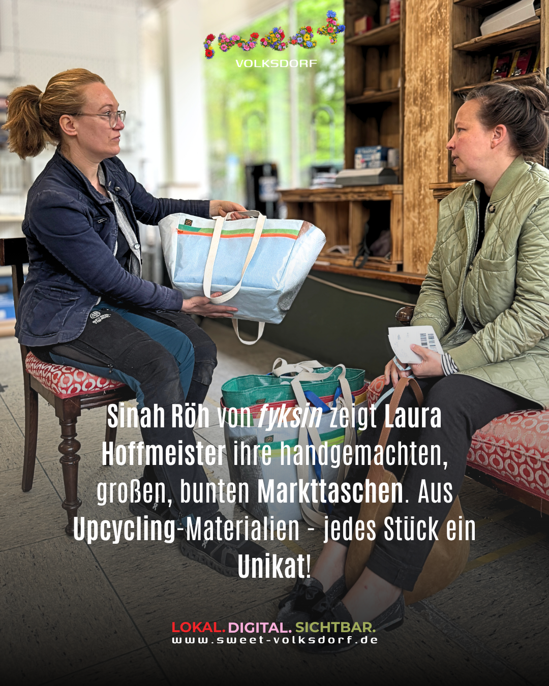 Laura und Sinah im Gespräch