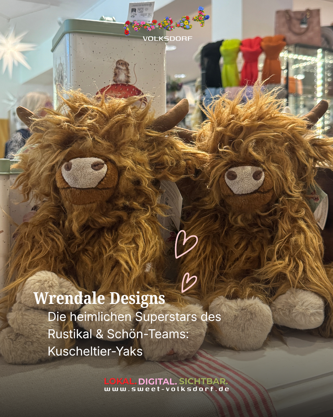 Wrendale Yak Kuscheltier