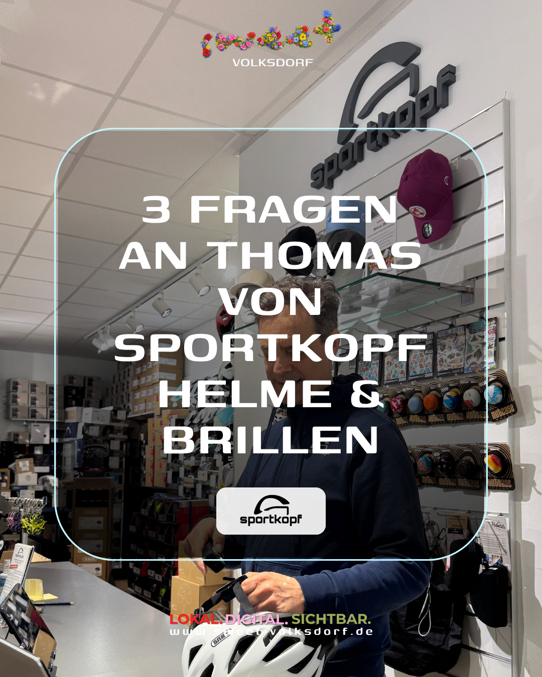 Spezialist für Helme und Brillen